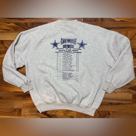 Vintage Cowboys Super Bowl XXX Sweatshirt XXL - Picture 2 of 7